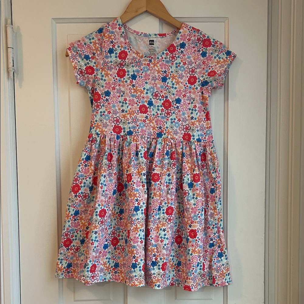Tea collection dress sz 10 “ditsy sakura floral”